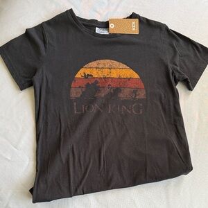Disney Lion King Black and Orange Kids T-Shirt